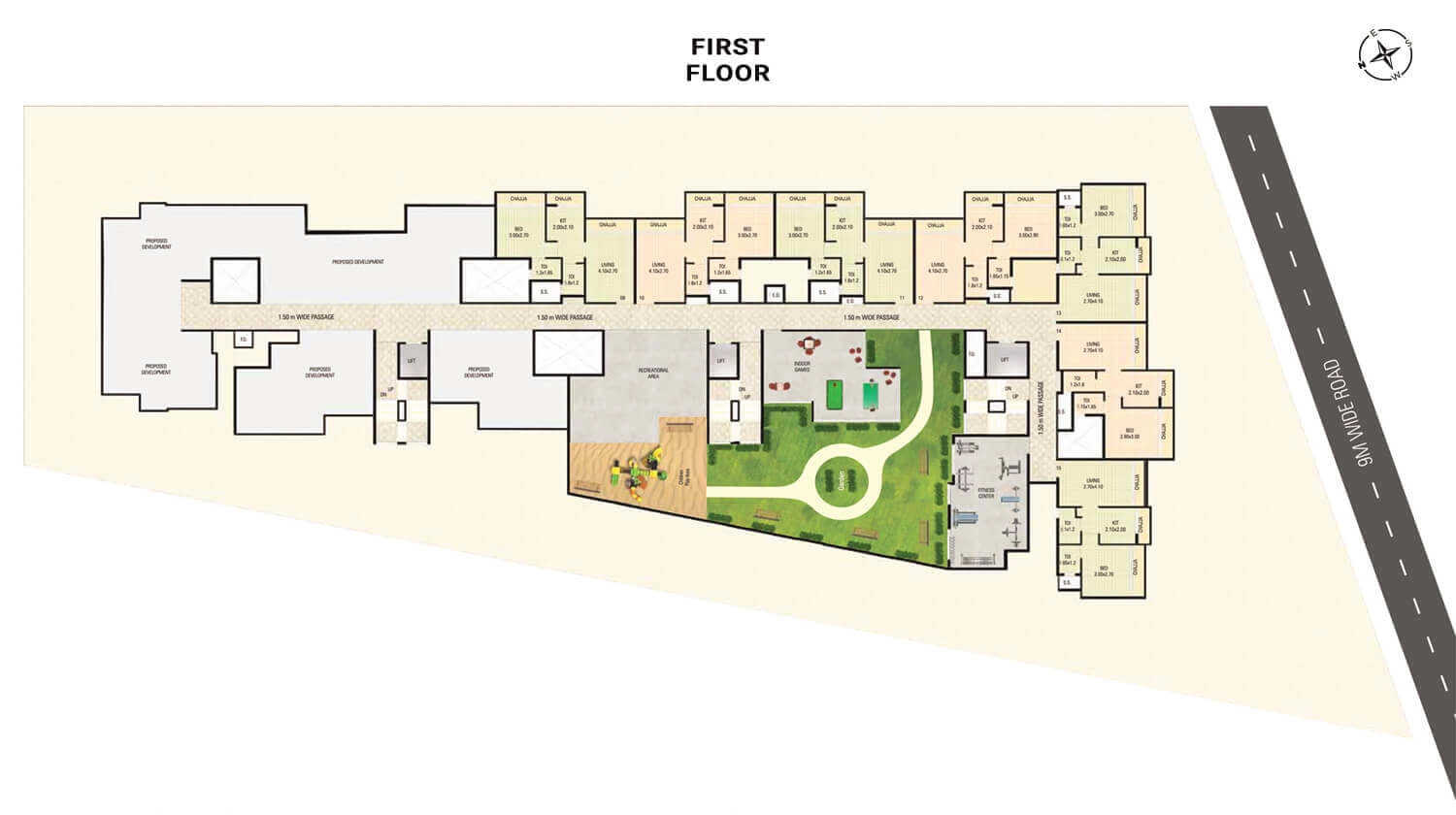 Bhagwati Bellavista II Ulwe - Even Floor Plan