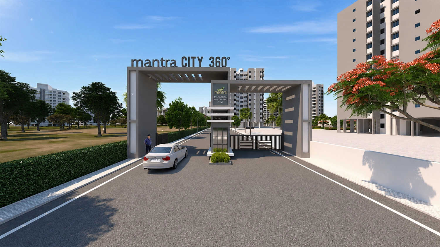 Mantra City 360 Talegaon Dabhade - Project Entrance View