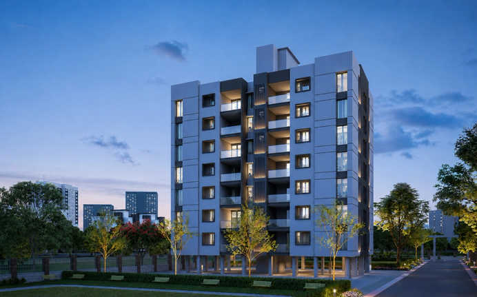 Excellaa Chesterfield Dhanori - Elevation