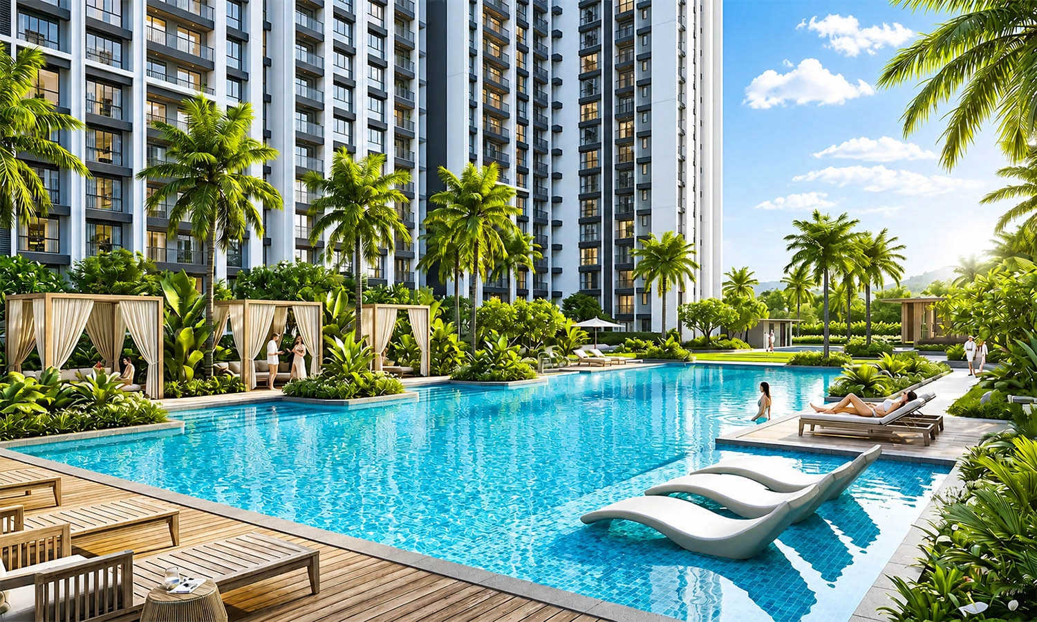 Atul Hill Front Mulund - Swimming Pool