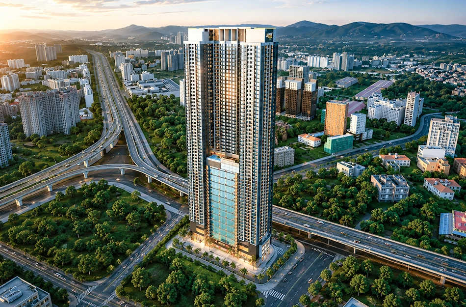 Ashar Pulse Majiwada - Elevation