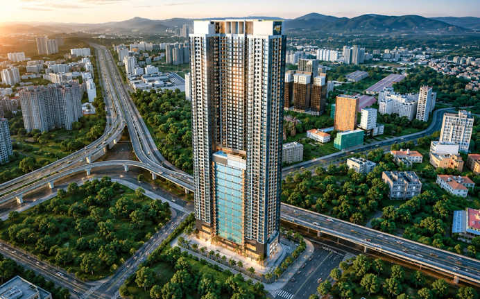 Ashar Pulse Majiwada - Elevation