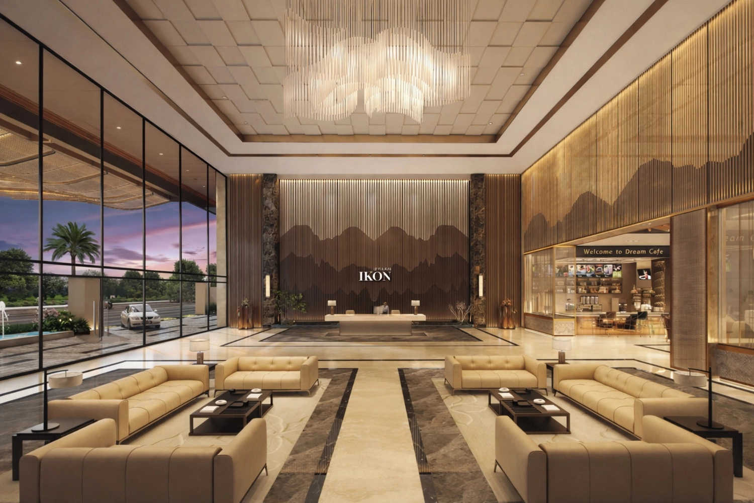 Dream Ikon Nerul - Tower Entrance Lobby