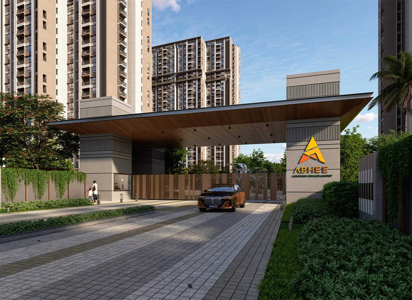 Abhee Aaria Varthur - Project Entrance View