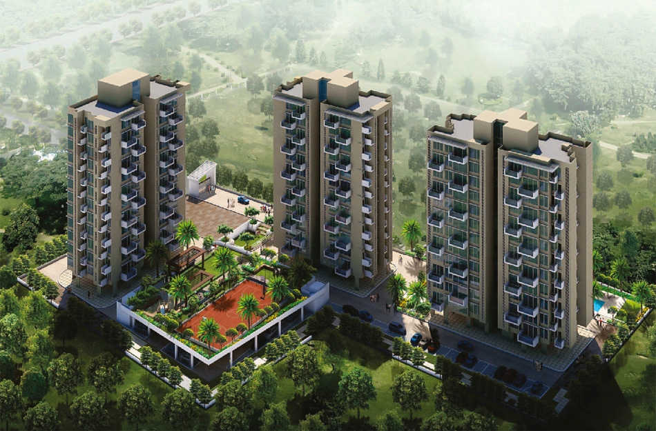Goel Ganga Aurum Park Pimpri Chinchwad - Elevation