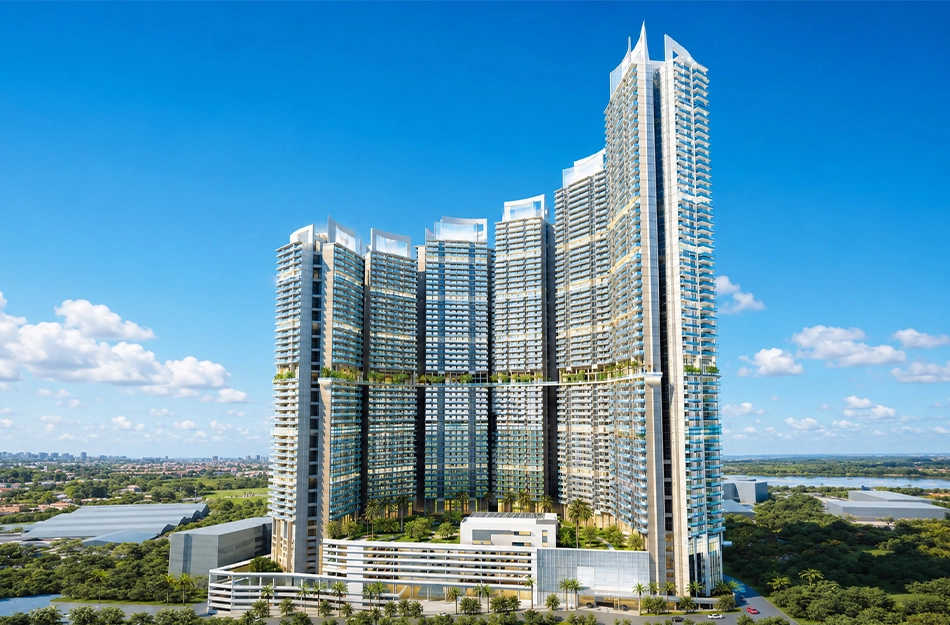L&T Crescent Bay Parel - Elevation