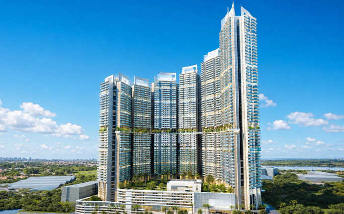 L&T Crescent Bay Parel - Elevation
