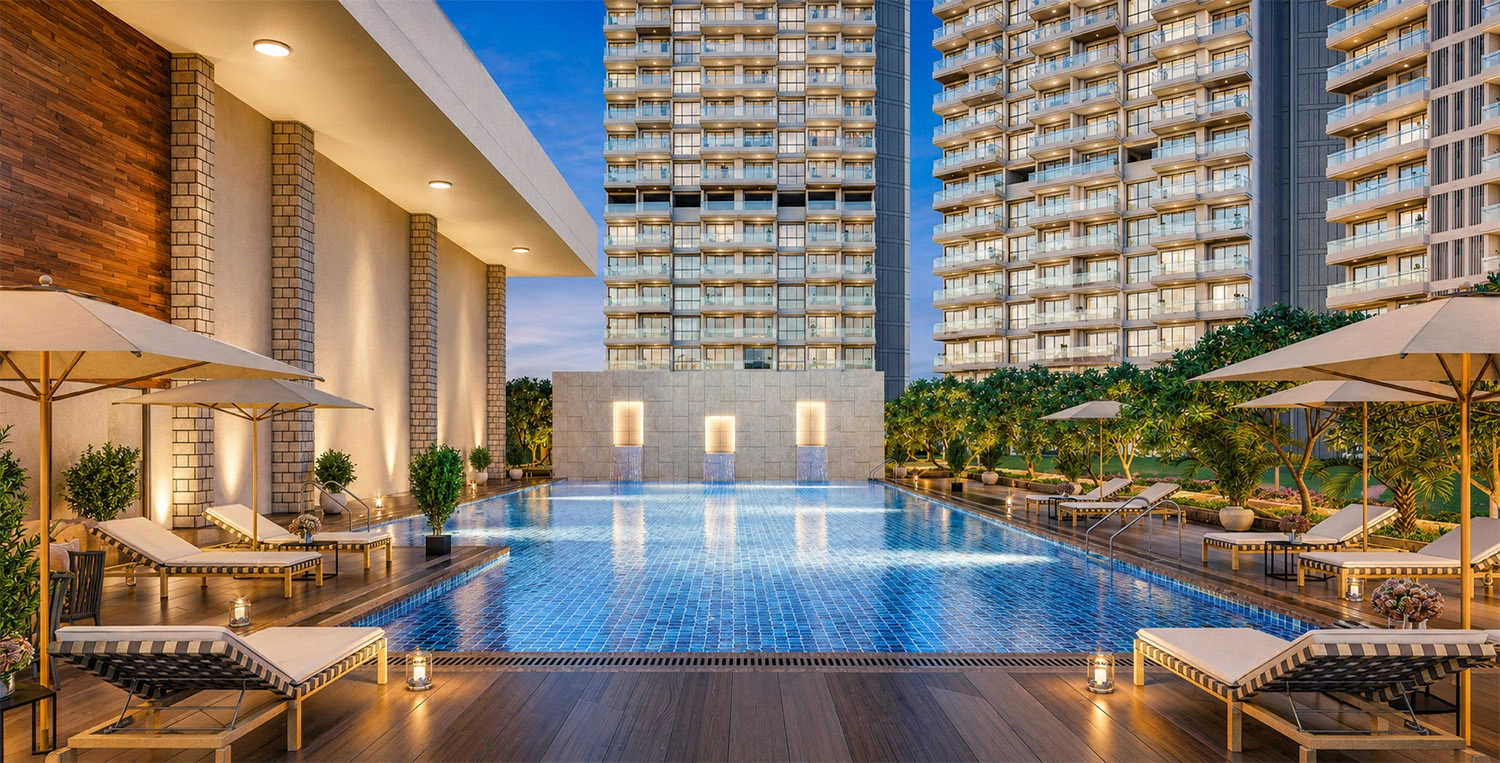 L&T Crescent Bay Parel - Swimming Pool
