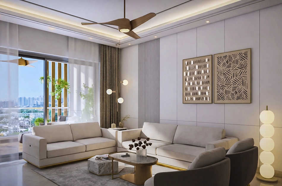 Lansum Elena Kokapet - Living Room