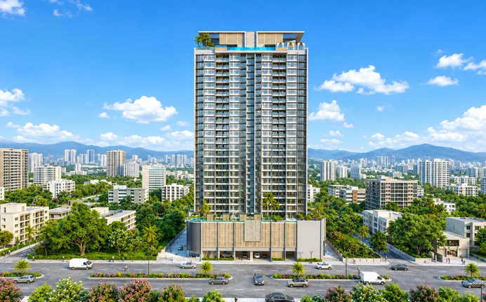Satyam Waterfalls Kharghar - Elevation