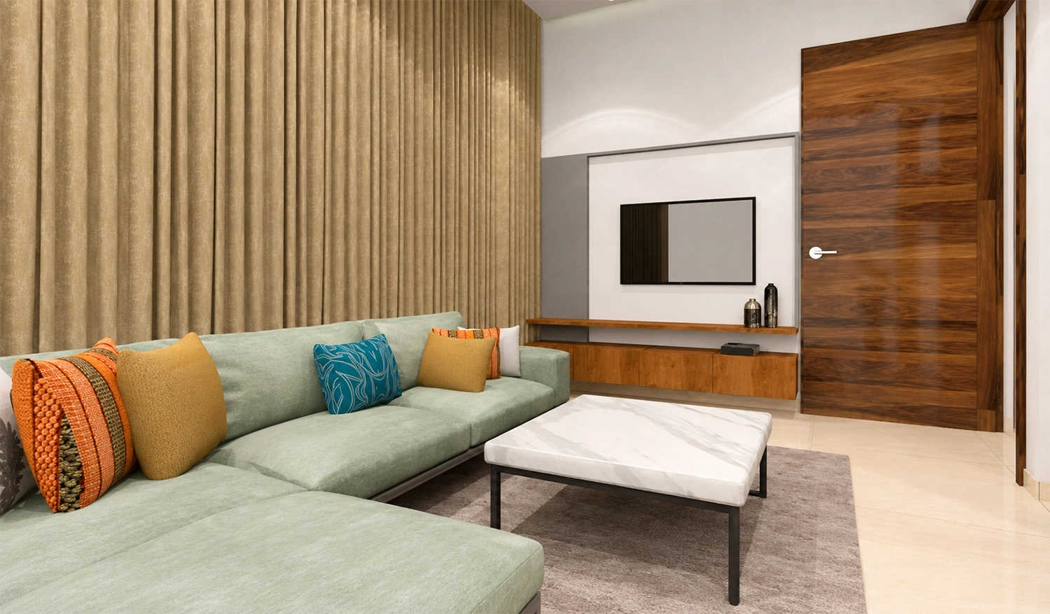 Kohinoor Reina Kondhwa - Living Room