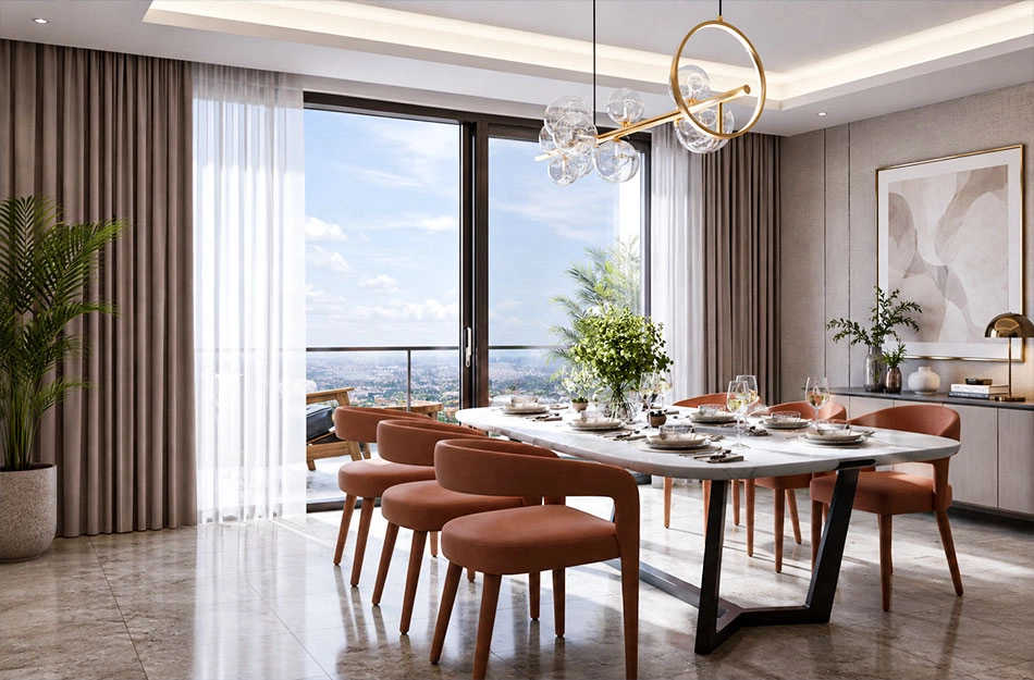 Radiance Eternity Oggiyamduraipakkam - Dining Area
