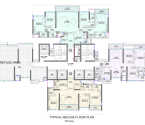 Raheja Atlantis Juinagar - Typical Floor Plan