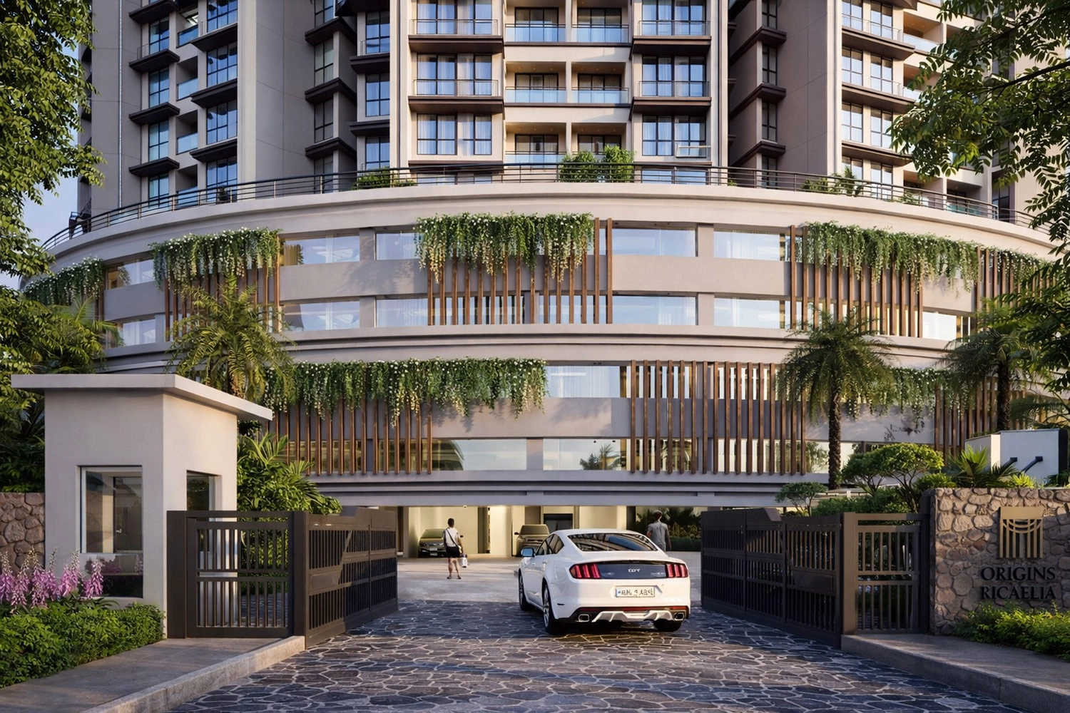 Satyam Showstopper Kharghar - Project Entrance View