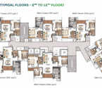 TVS Emerald Altura Sathanur - Typical Floor Plan