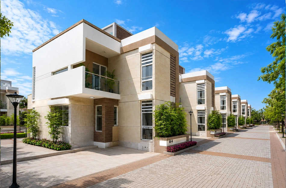 Pacifica Aurum Villas Padur - Elevation
