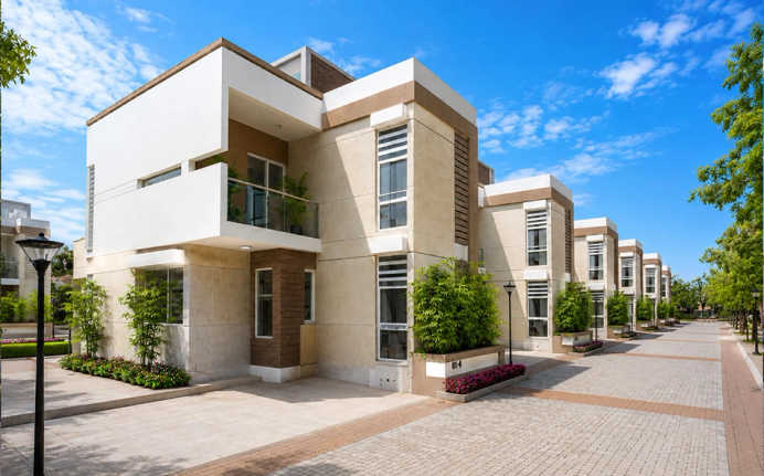 Pacifica Aurum Villas Padur - Elevation