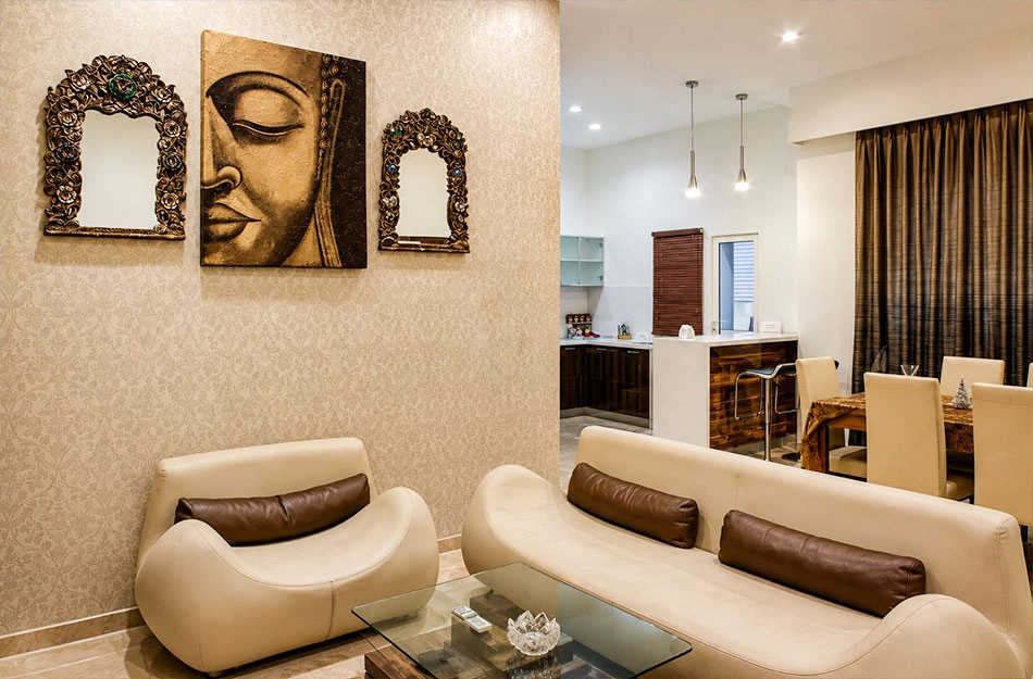 Pacifica Aurum Villas Padur - Living Room