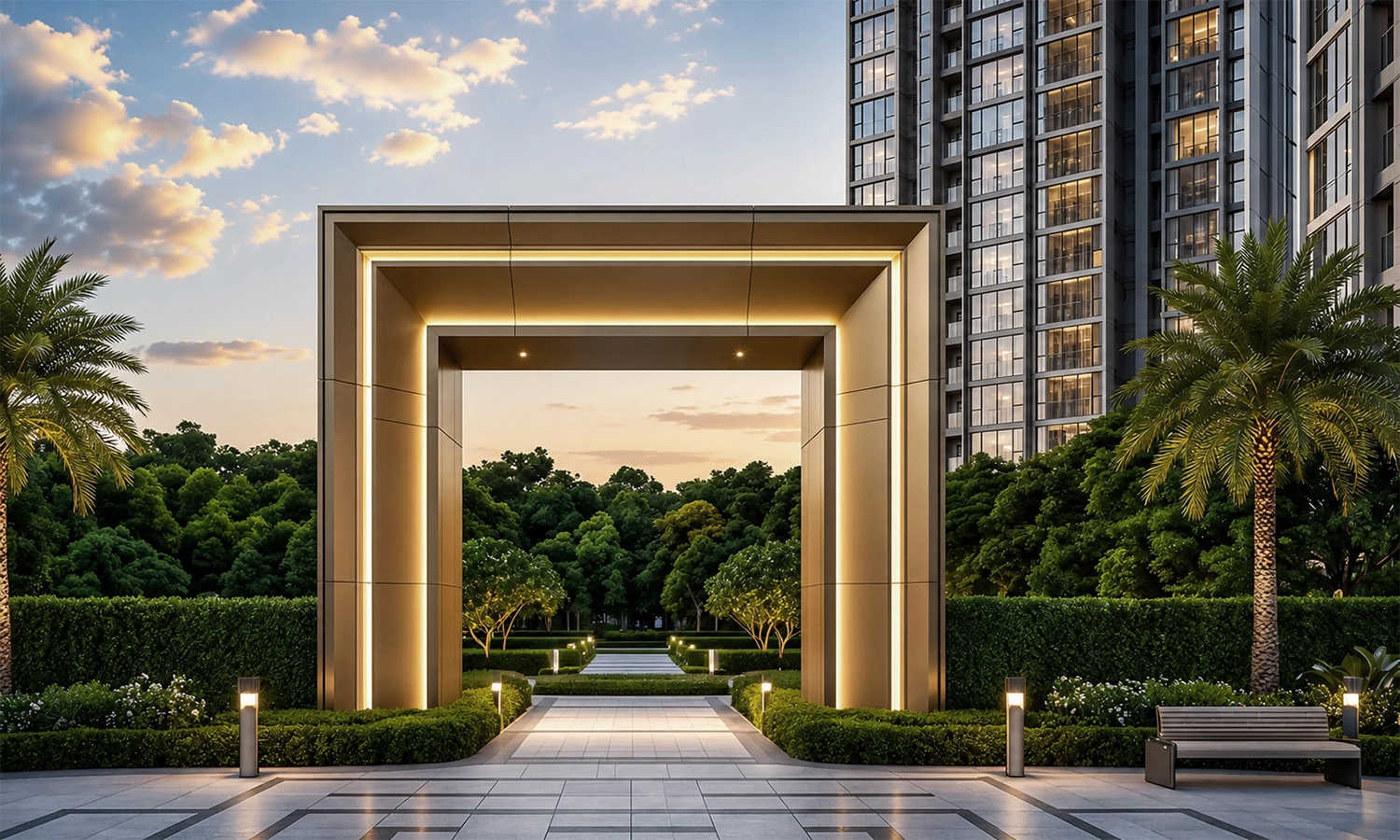 Century Bliss Hosahudya - Project Entrance View