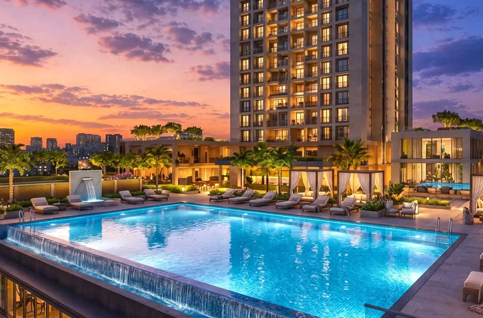 Vakratunda Golden Ticket Kolshet - Swimming Pool