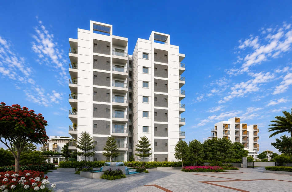 Abhee Silicon Shine Mullur - Elevation