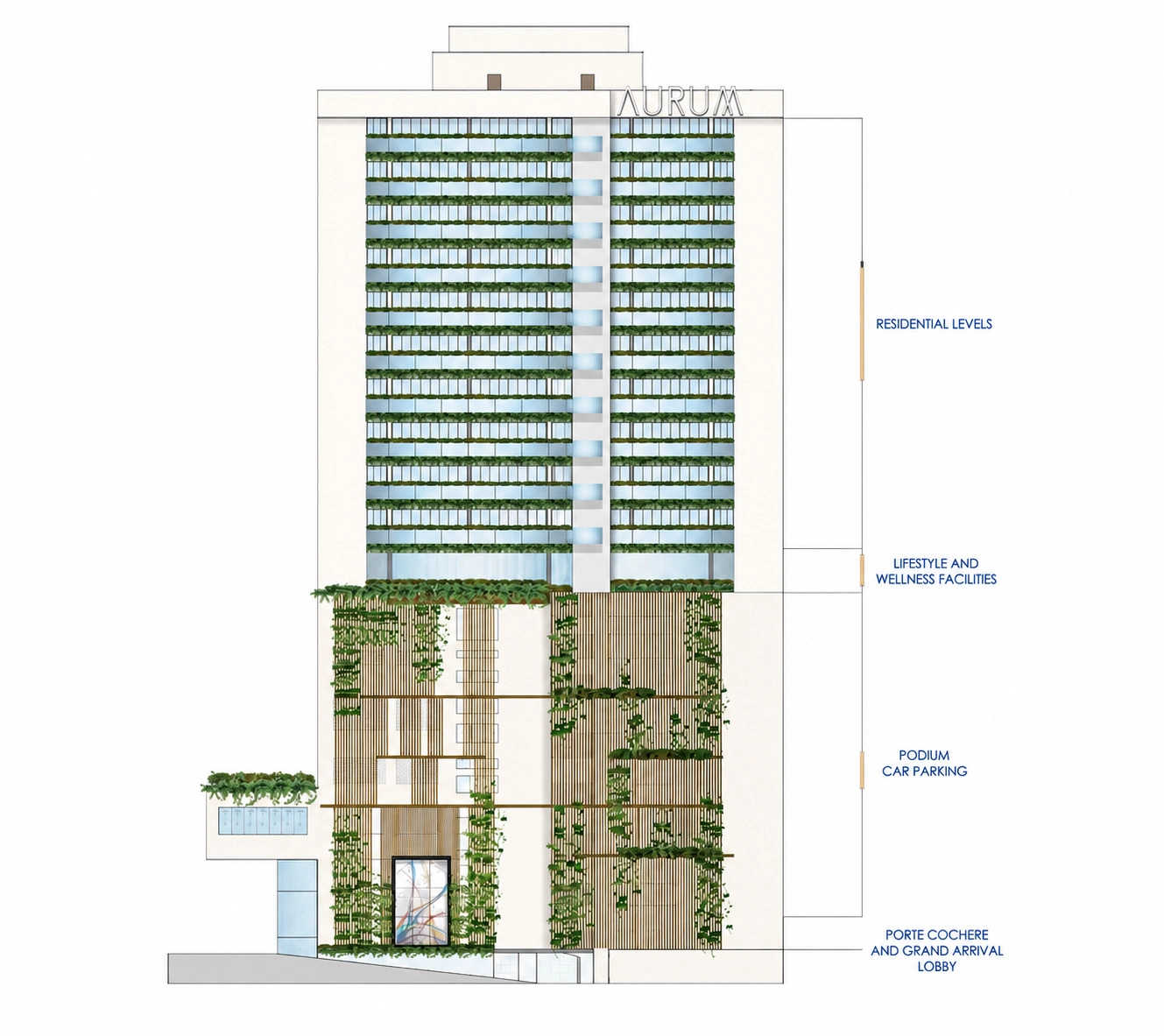Aurum Arts Worli - Masterplan