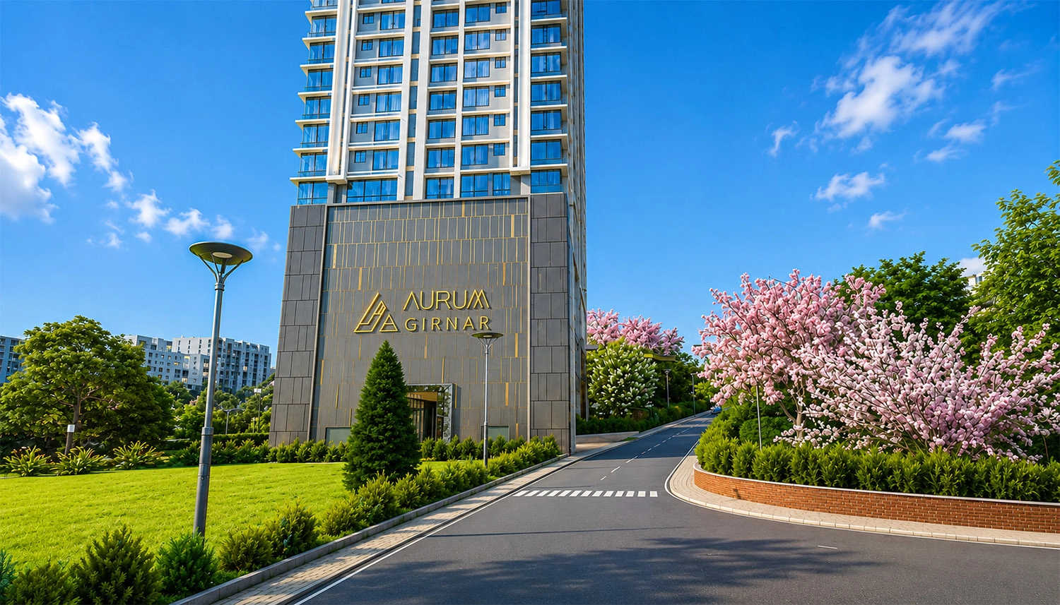 Aurum Girnar Malabar Hill - Project Entrance View