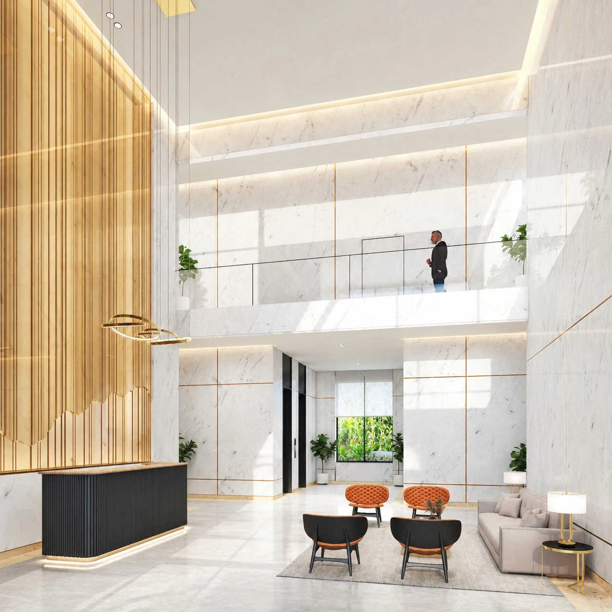 Aurum Girnar Malabar Hill - Tower Entrance Lobby
