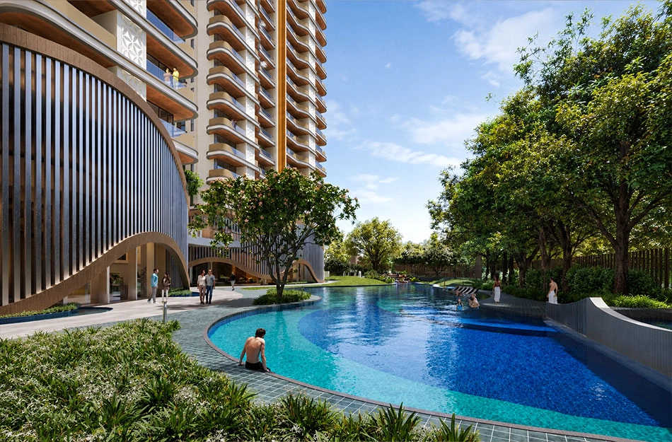 4S The Aurrum Sector 59 - Swimming Pool