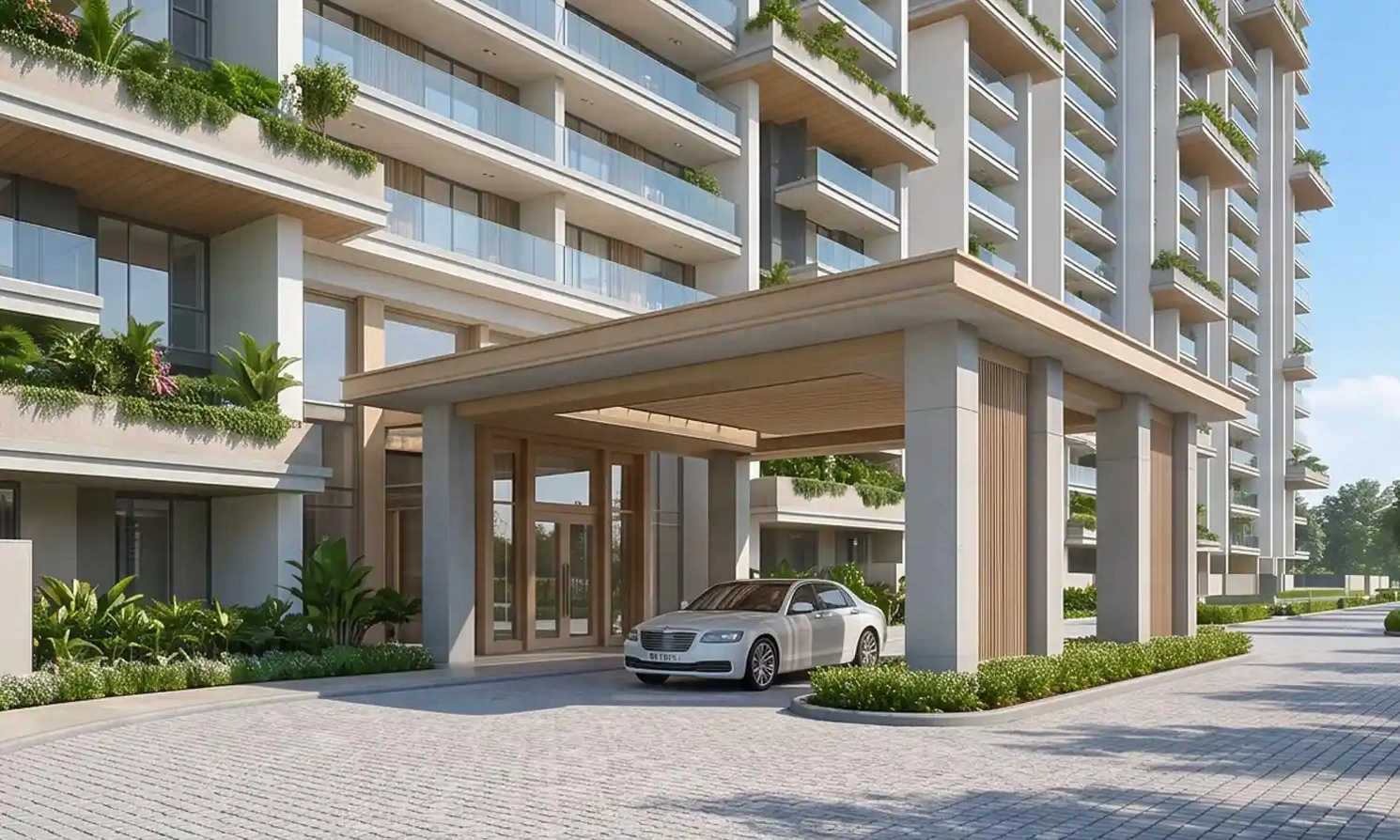 Global Riverfront Koregaon Park Annexe - Project Entrance View