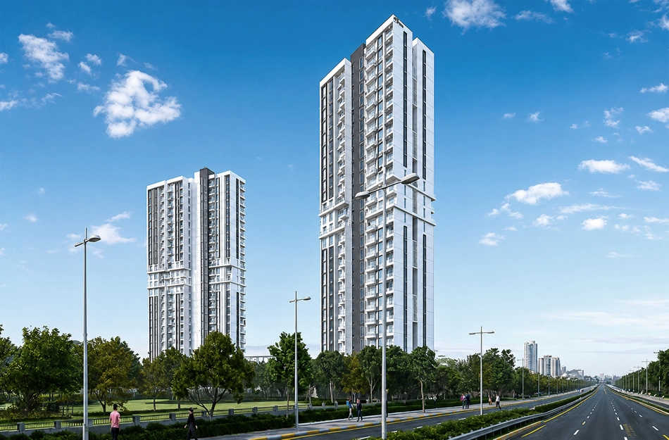 Kumar Prospera HBR Layout - Elevation 2