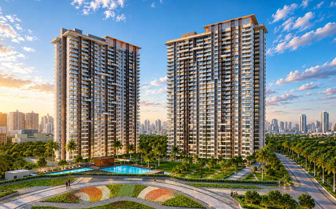 Wadhwa Courtyard Pokhran Road 2 - Elevation