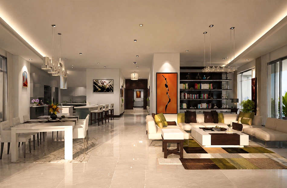 Akshaya Abov Padur - Living Room 2