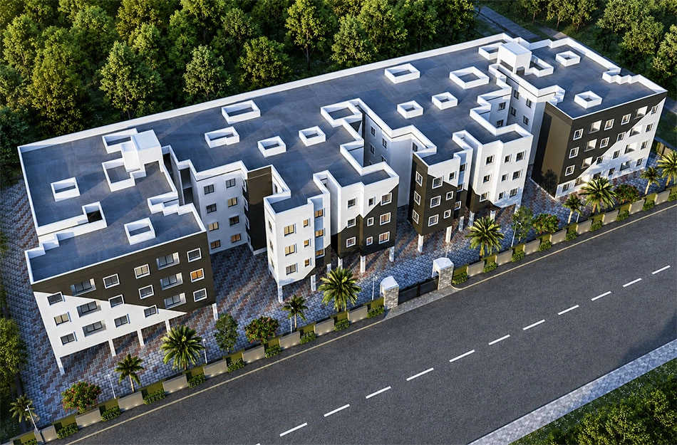 Akshaya Vaan Megam Kelambakkam - Elevation
