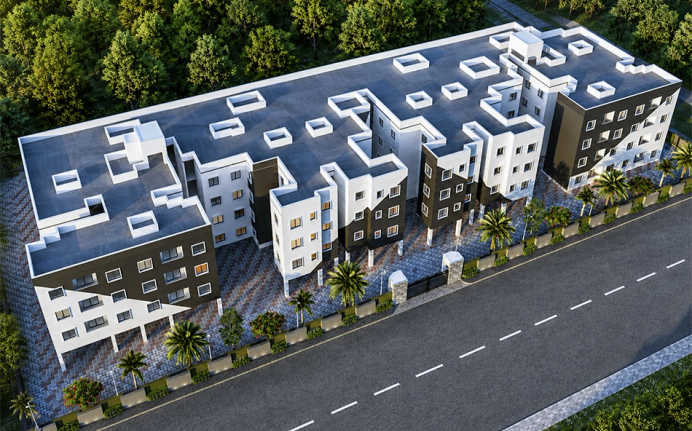 Akshaya Vaan Megam Kelambakkam - Elevation