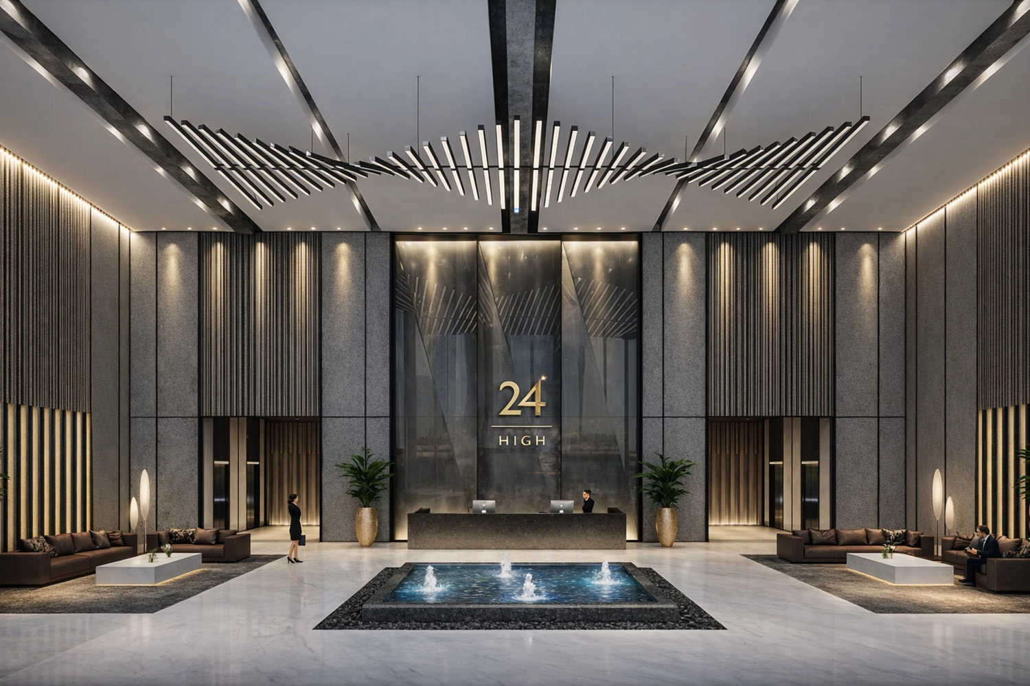 Dream Apex 24 High Nerul - Tower Entrance Lobby