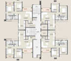 Rohit 108 Astera Punawale - Typical Floor Plan