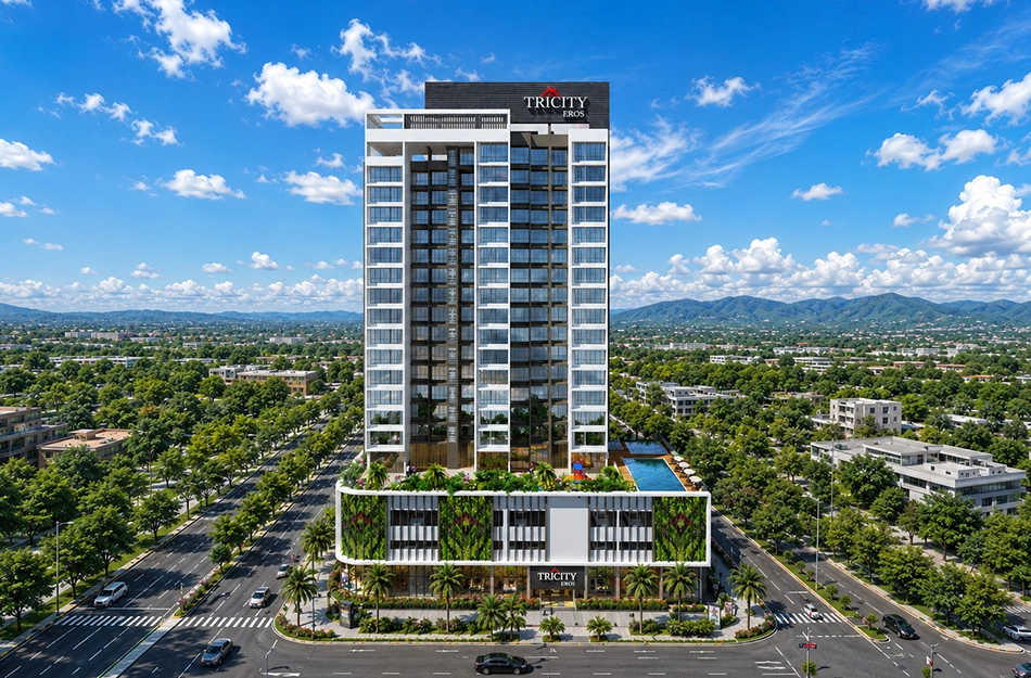 Tricity Eros Kharghar - Elevation