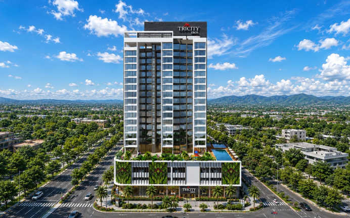 Tricity Eros Kharghar - Elevation