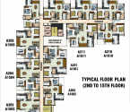 Casagrand Highclere Kovur - Typical Floor Plan