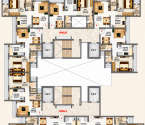 Adityaraj Avenue - Typical Floor Plan