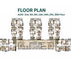 Merlin Avana Tollygunge - Typical Floor Plan