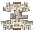 Shreeji Divine Kharghar - Typical Floor Plan