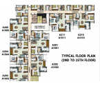 Brigade Altius Sholinganallur - Typical Floor Plan