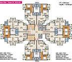 Rishita Manhattan Sarsawan - Typical Floor Plan