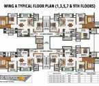 Purva Somerset House Guindy - Typical Floor Plan
