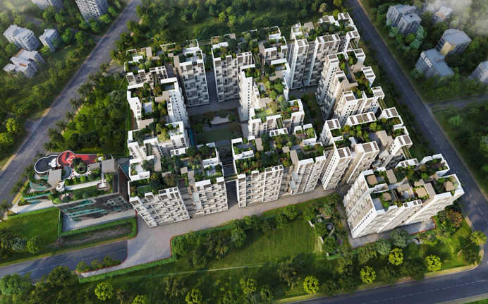 F Residences Merlin Rajarhat - Elevation
