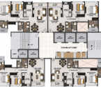 Dosti Passcode Stardeck Wadala - Typical Floor Plan