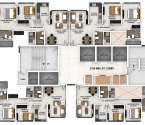 Dosti Infinia Wadala - Typical Floor Plan
