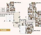 Eiffel Palm Vista Kanchanpur - Typical Floor Plan